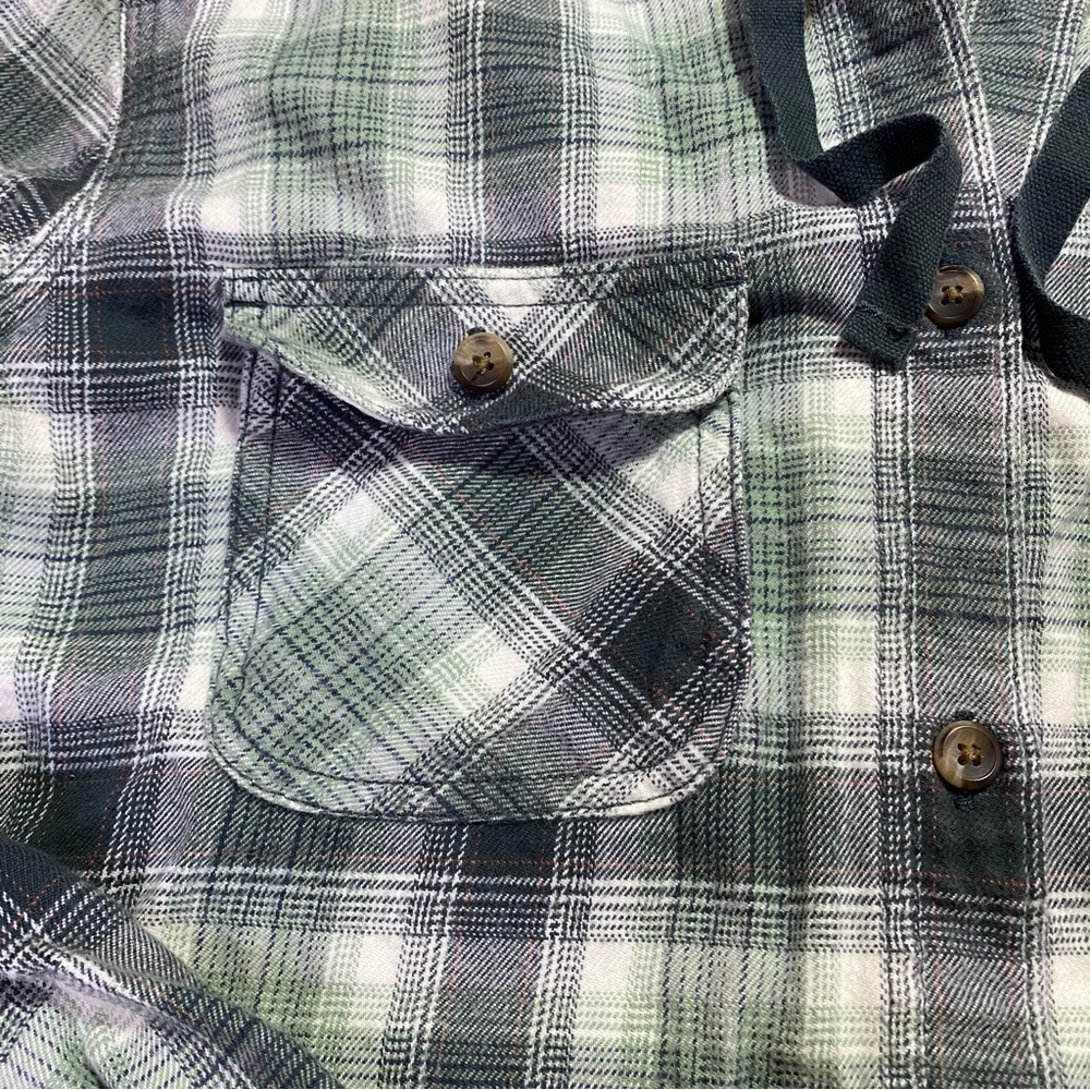 Carhartt Green Plaid Button Down Shirt - Picture 13 of 14